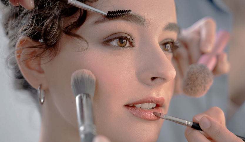 makeup application